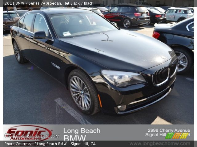 2011 BMW 7 Series 740i Sedan in Jet Black