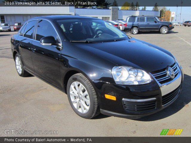 2010 Volkswagen Jetta SE Sedan in Black