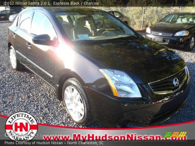 2012 Nissan Sentra 2.0 S in Espresso Black