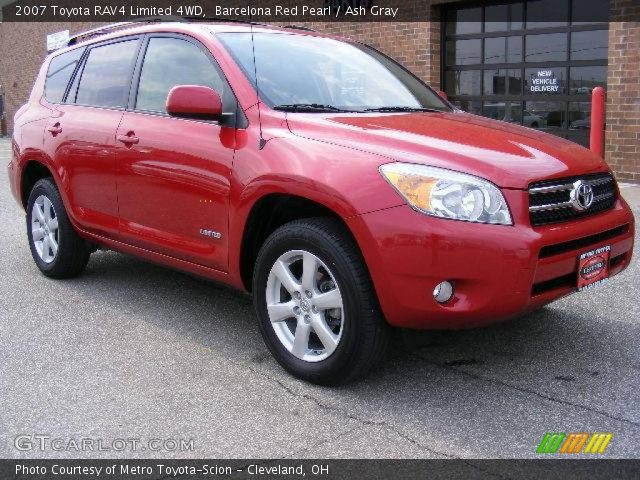 2007 Toyota RAV4 Limited 4WD in Barcelona Red Pearl