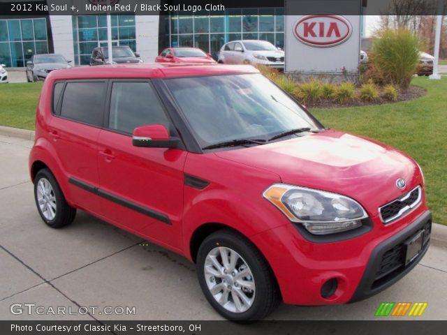 2012 Kia Soul + in Molten Red