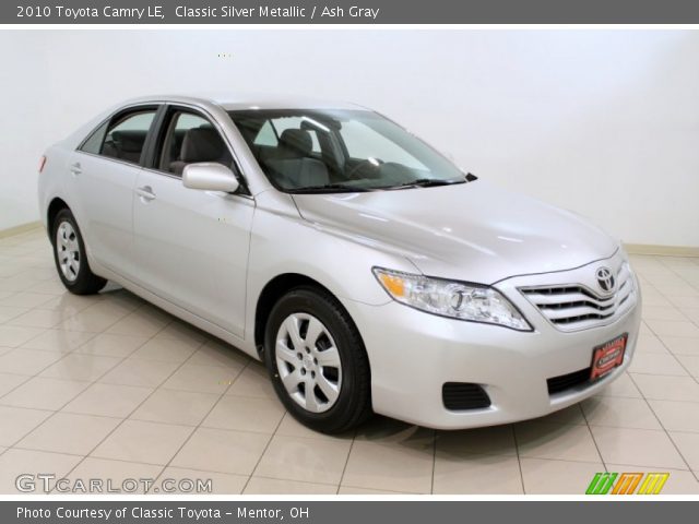 2010 Toyota Camry LE in Classic Silver Metallic
