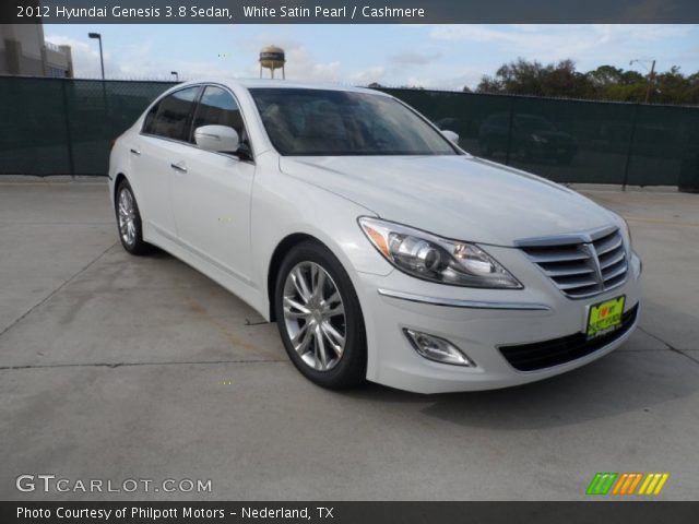 2012 Hyundai Genesis 3.8 Sedan in White Satin Pearl