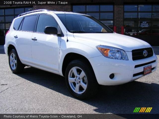 2008 Toyota RAV4 I4 in Super White