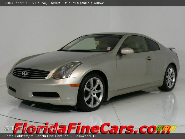 2004 Infiniti G 35 Coupe in Desert Platinum Metallic