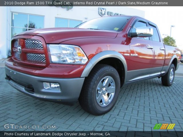 2010 Dodge Ram 1500 TRX Quad Cab in Inferno Red Crystal Pearl