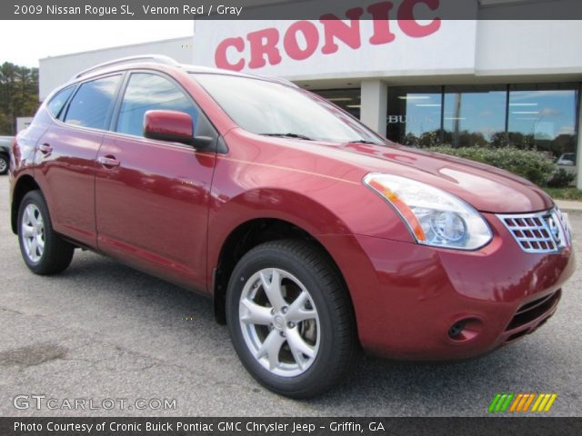 2009 Nissan Rogue SL in Venom Red
