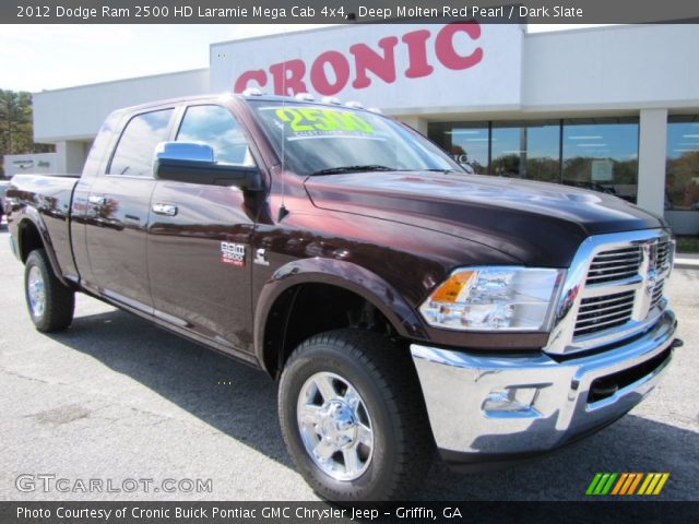 2012 Dodge Ram 2500 HD Laramie Mega Cab 4x4 in Deep Molten Red Pearl