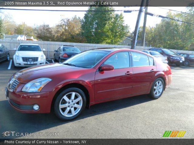 2005 Nissan Maxima 3.5 SL in Red Opulence Metallic