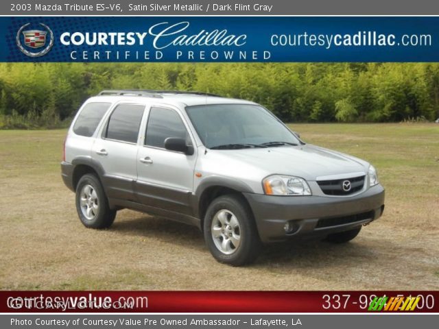 2003 Mazda Tribute ES-V6 in Satin Silver Metallic