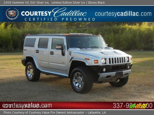 2009 Hummer H2 SUV Silver Ice in Limited Edition Silver Ice
