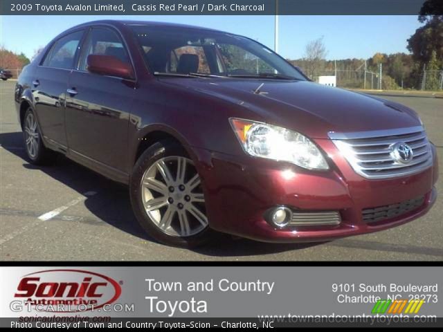 2009 Toyota Avalon Limited in Cassis Red Pearl