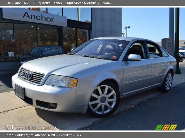 2004 Audi A6 2.7T quattro Sedan in Light Silver Metallic