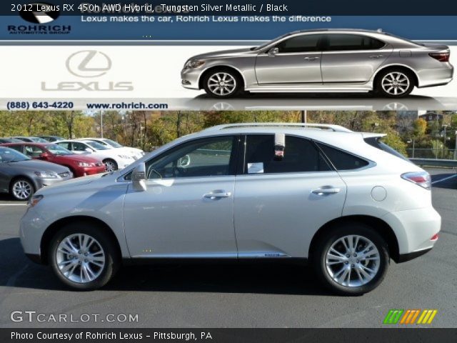 2012 Lexus RX 450h AWD Hybrid in Tungsten Silver Metallic