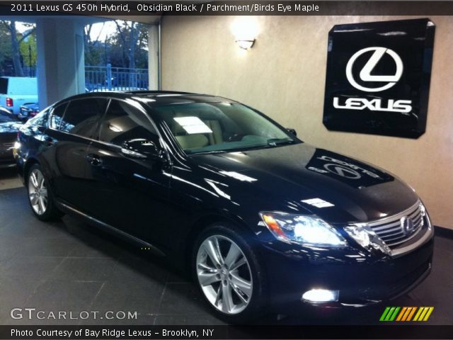 2011 Lexus GS 450h Hybrid in Obsidian Black