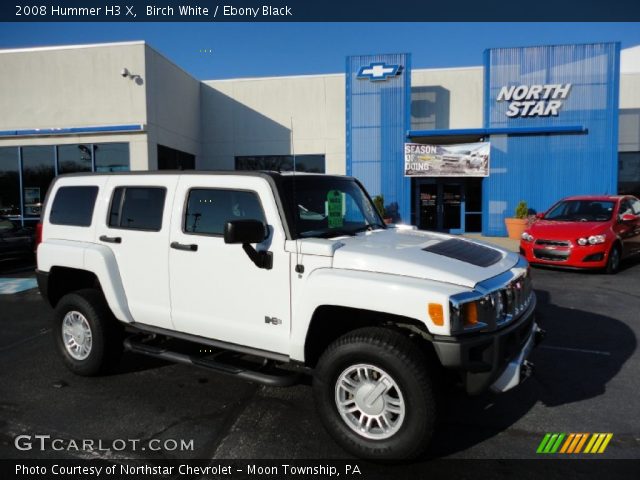 2008 Hummer H3 X in Birch White