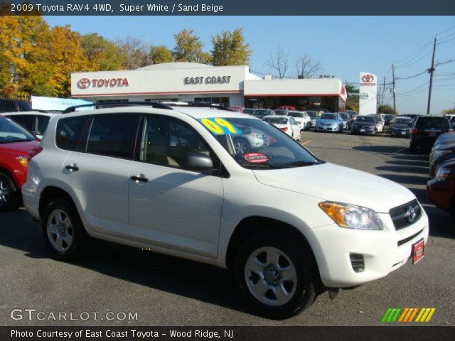 2009 Toyota RAV4 4WD in Super White
