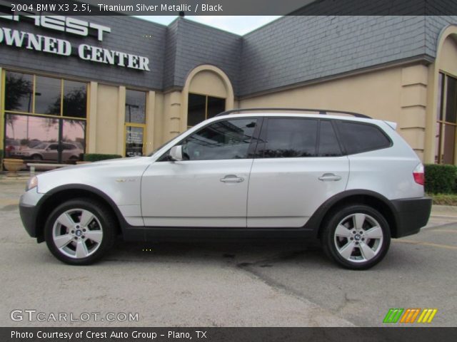 2004 BMW X3 2.5i in Titanium Silver Metallic