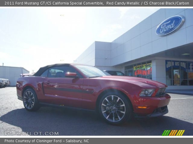2011 Ford Mustang GT/CS California Special Convertible in Red Candy Metallic
