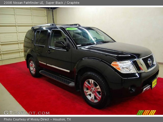2008 Nissan Pathfinder LE in Super Black