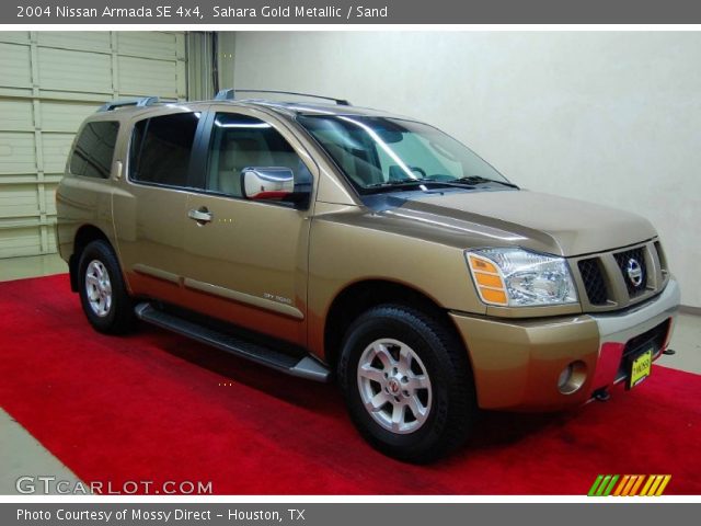 2004 Nissan Armada SE 4x4 in Sahara Gold Metallic