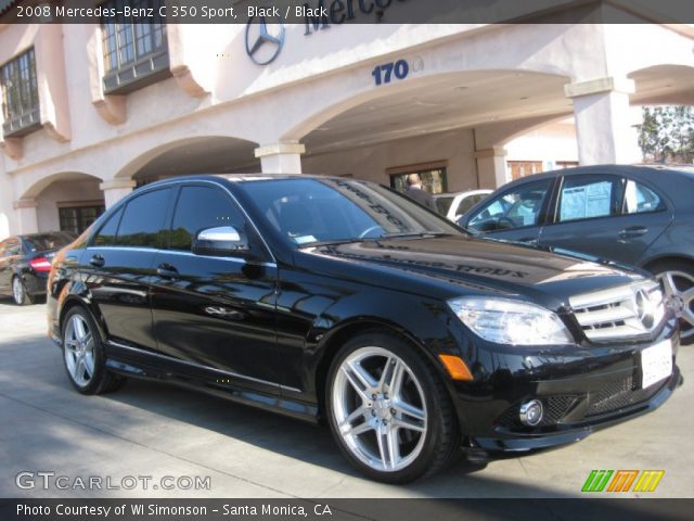 2008 Mercedes-Benz C 350 Sport in Black