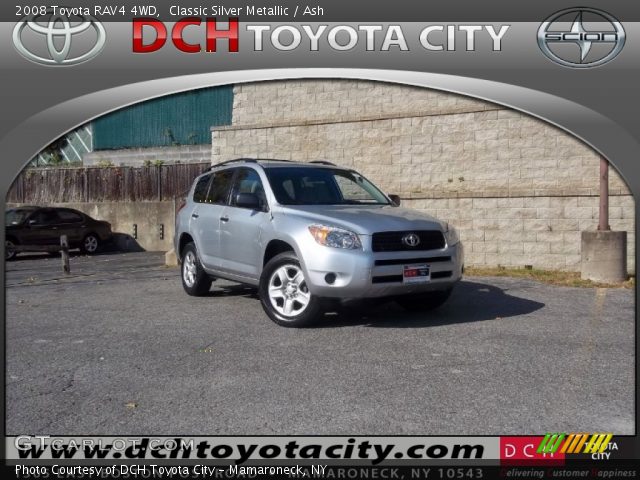 2008 Toyota RAV4 4WD in Classic Silver Metallic