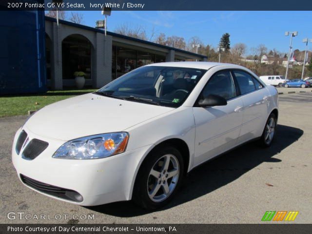 2007 Pontiac G6 V6 Sedan in Ivory White