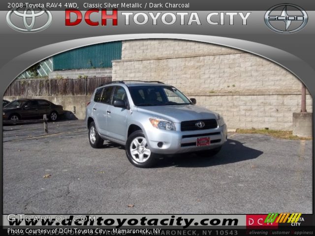 2008 Toyota RAV4 4WD in Classic Silver Metallic