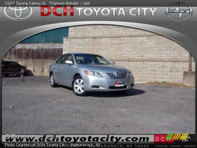 2007 Toyota Camry LE in Titanium Metallic