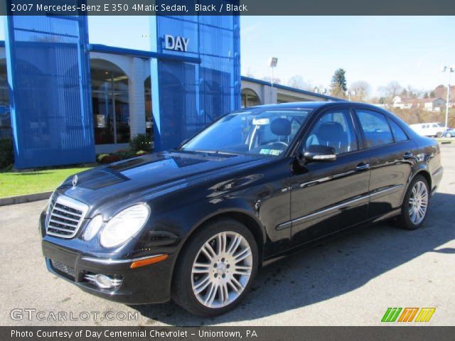2007 Mercedes-Benz E 350 4Matic Sedan in Black