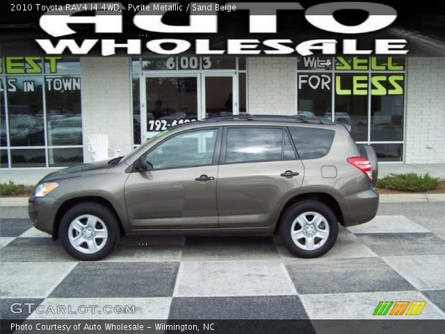 2010 Toyota RAV4 I4 4WD in Pyrite Metallic