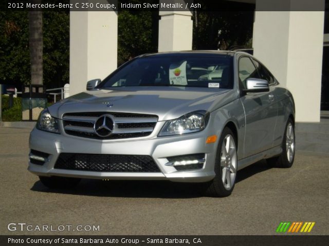 2012 Mercedes-Benz C 250 Coupe in Iridium Silver Metallic