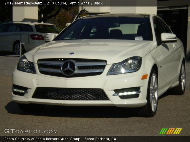 2012 Mercedes-Benz C 250 Coupe in Arctic White