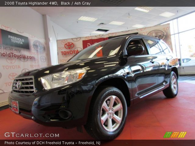 2008 Toyota Highlander 4WD in Black