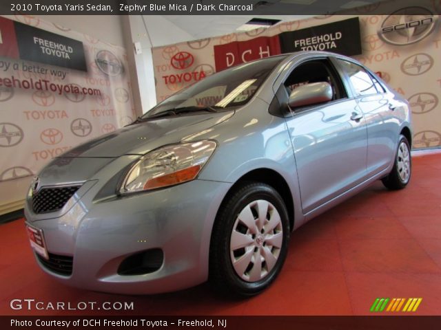 2010 Toyota Yaris Sedan in Zephyr Blue Mica