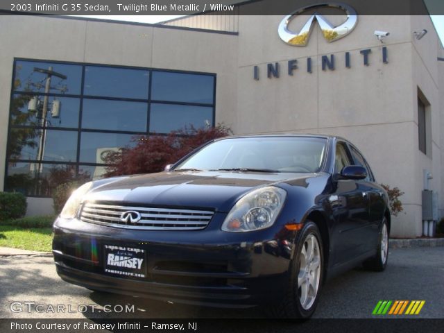 2003 Infiniti G 35 Sedan in Twilight Blue Metallic