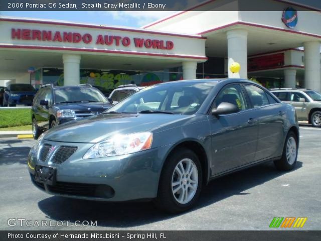 2006 Pontiac G6 Sedan in Stealth Gray Metallic
