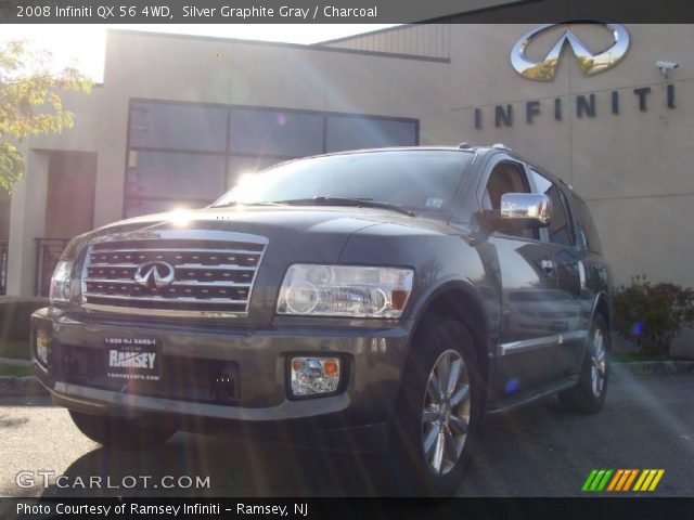 2008 Infiniti QX 56 4WD in Silver Graphite Gray