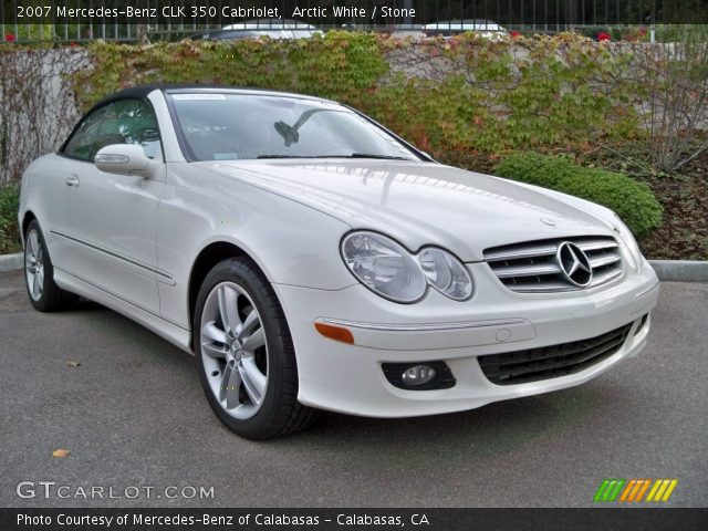 2007 Mercedes-Benz CLK 350 Cabriolet in Arctic White