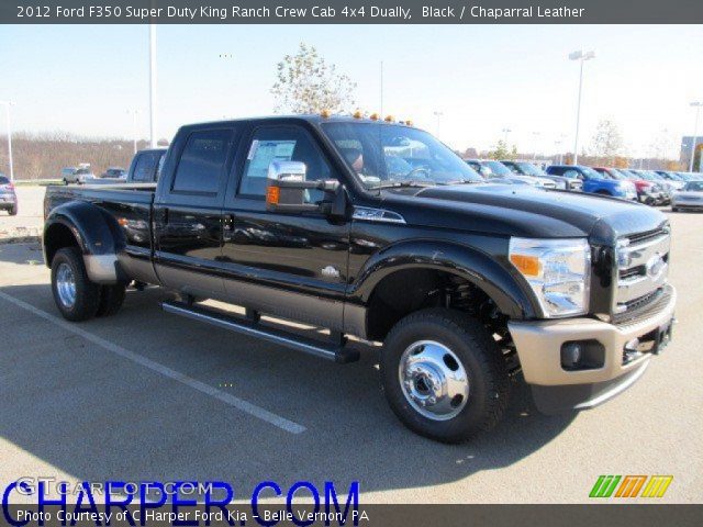 2012 Ford F350 Super Duty King Ranch Crew Cab 4x4 Dually in Black