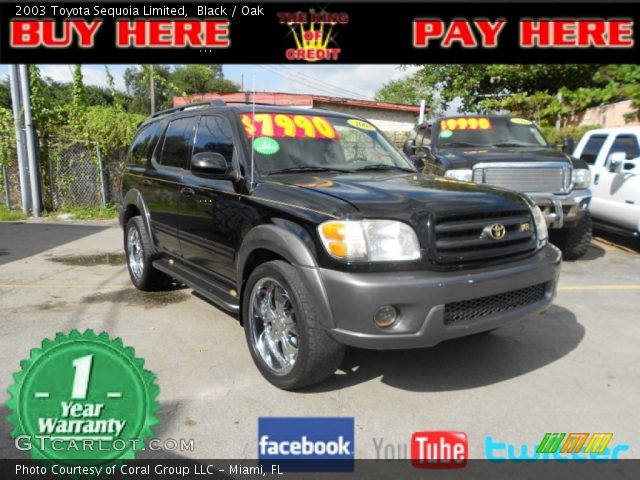 2003 Toyota Sequoia Limited in Black