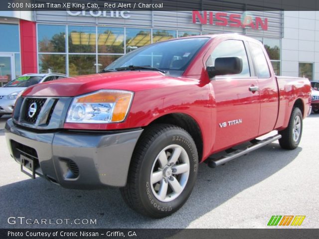 2008 Nissan Titan XE King Cab in Red Alert