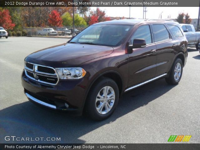 2012 Dodge Durango Crew AWD in Deep Molten Red Pearl