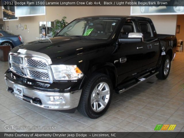 2012 Dodge Ram 1500 Laramie Longhorn Crew Cab 4x4 in Black