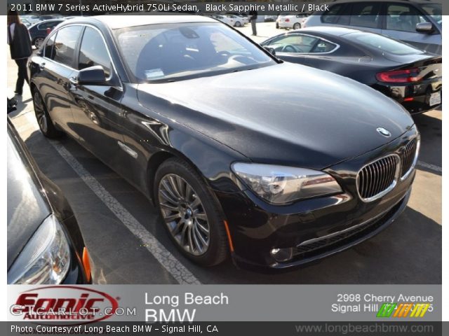 2011 BMW 7 Series ActiveHybrid 750Li Sedan in Black Sapphire Metallic