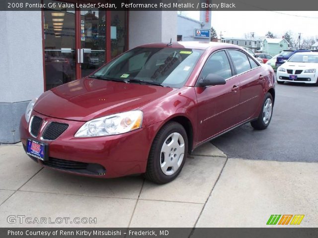 2008 Pontiac G6 Value Leader Sedan in Performance Red Metallic
