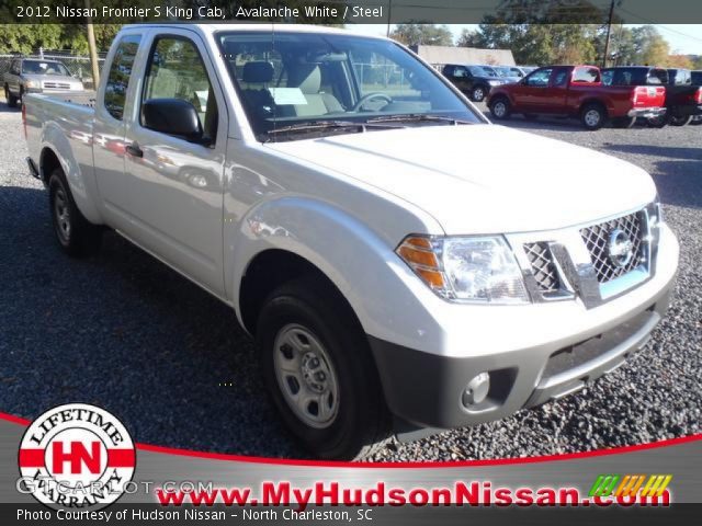 2012 Nissan Frontier S King Cab in Avalanche White
