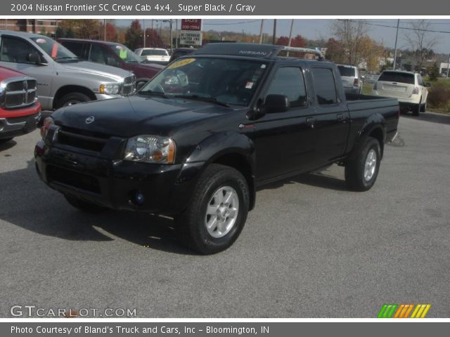 2004 Nissan Frontier SC Crew Cab 4x4 in Super Black