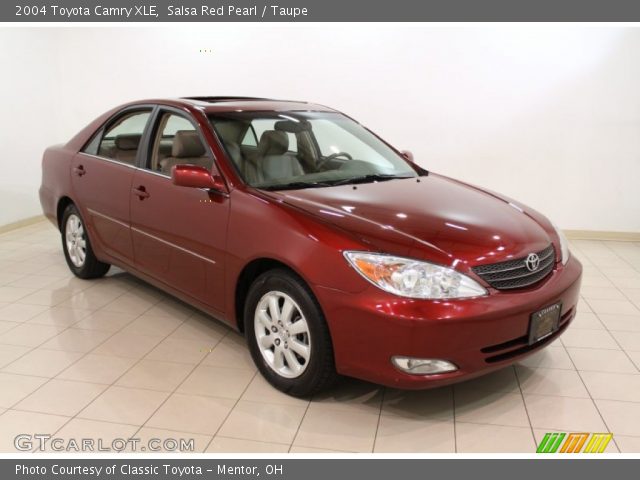 2004 Toyota Camry XLE in Salsa Red Pearl
